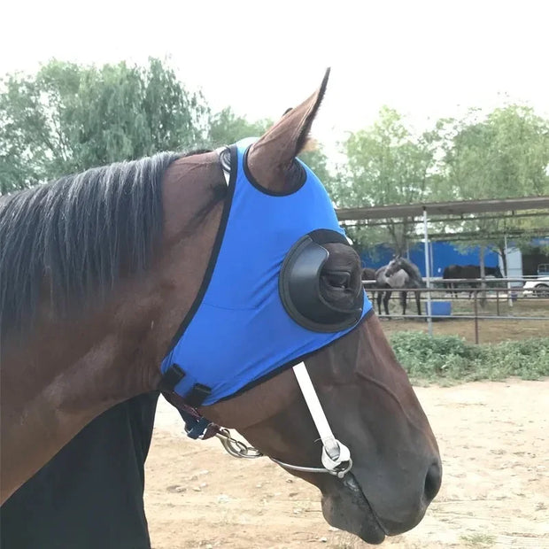 Horse Fly Mask Harness Supplies Horse Cover Windproof Eye Mask Speed Race Goggles Horse Head Cover Equestrian Accessories