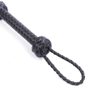71CM Genuine Leather Tassel Horse Whip With Handle Equestrian Whips Teaching Training Riding Whips