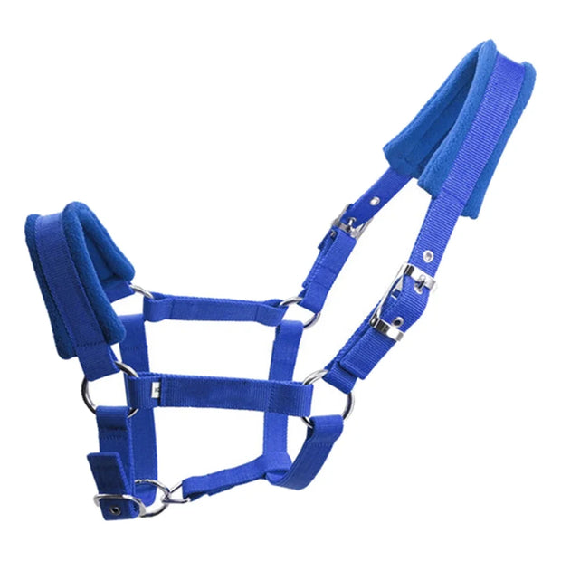 Soft Padded Pony Horse Halter Bridle Headstall Head Collar Horse Riding Stable Horse Bridle Headstall Accessories Western