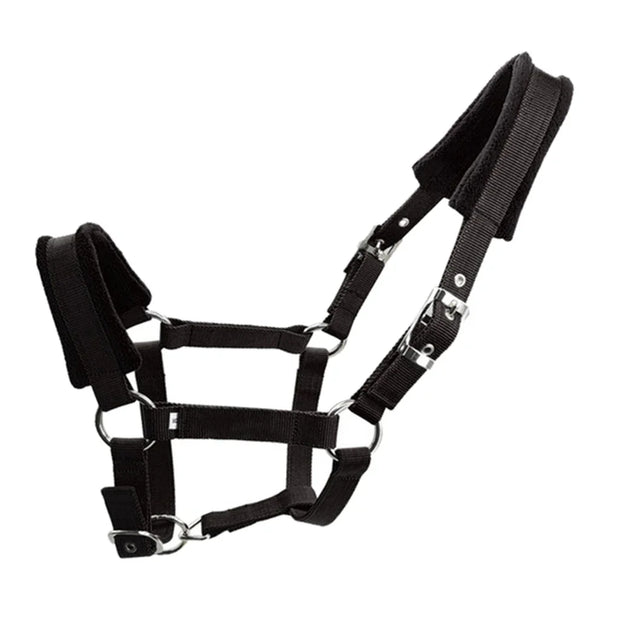 Soft Padded Pony Horse Halter Bridle Headstall Head Collar Horse Riding Stable Horse Bridle Headstall Accessories Western
